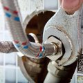 2 Pcs Braided Supply Connector 39 Inch Length Stainless Steel Faucet Lines 8 To 3 Compression Hose With Brass Nuts For Kitchen 