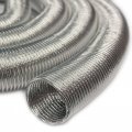 Electriduct 25mm 0 98 Thermal Sleeve Heat Shield Fiberglass Aluminum Foil Corrugated Conduit High Temperature Protection For