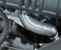 Electriduct 25mm 0 98 Thermal Sleeve Heat Shield Fiberglass Aluminum Foil Corrugated Conduit High Temperature Protection For