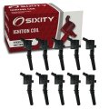 10 Pc Sixity Ignition Coils For Ford F-250 Super Duty 6 8l V10 1999-2004 