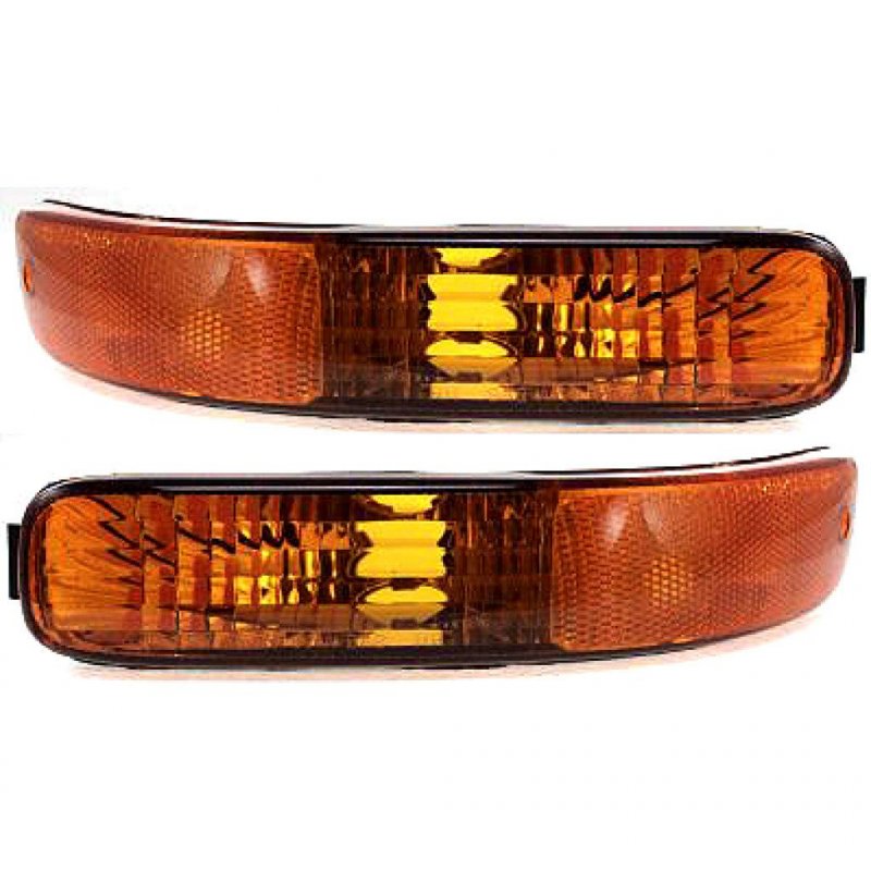 2002 Jeep Liberty Park Signal Side Marker Light Assembly Pair Driver And Passenger Replaces Ch2520139 Ch2521139 55155911ab