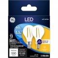 Ge Led Light Bulbs 60 Watt Soft White A15 Ceiling Fan Clear Small Base 12 Pack