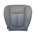 Partszen Driver Bottom Seat Cover Leather Gray Fit For Ford F150 F-150 2009-2014 