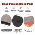 Road Passion Rear Disc Brake Pad For Yamaha Xg250 Ticker 2004-2006 Xt225w 1993-1998 Xt250x 2006-2008 Xt250 2008-2015
