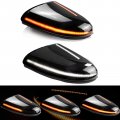 Jinfili Sequential Amber Led Side Mirror Turn Signal Tow Light Assembly Blinker White Puddle Lamp For Dodge 2009-2018 Ram 1500 
