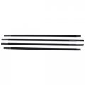 Newyall Front Rear Left And Right Outer Door Window Belt Weatherstrip Moulding Trim For Honda Accord 2018-2022