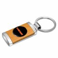 Ipick Image Made For Hemi Roundel Logo In Black On Maple Wood Chrome Metal Trim Key Chain