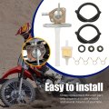 Hoypeyfiy 16950-gcf-671 Fuel Petcock Valve Gas Oil Filter Kit Replacement For Honda Crf50f Crf70f Crf80f Crf100f Crf150f