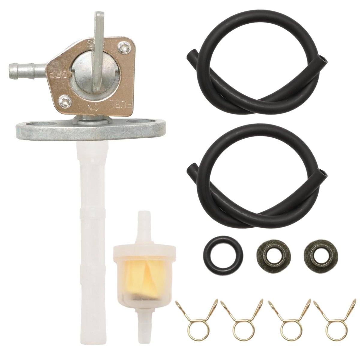 Hoypeyfiy 16950-gcf-671 Fuel Petcock Valve Gas Oil Filter Kit Replacement For Honda Crf50f Crf70f Crf80f Crf100f Crf150f