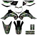 2019-2020 Klx 140 G Podium Black Senge Graphics Complete Kit For Kawasaki