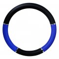 Grand General 54013 Black Blue 18 Deluxe Steering Wheel Cover 