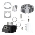 Cylinder Gasket Top End Kit For Suzuki Quadmaster 50 Lta50 2x4 2002-2005 Piston Rings Head And Set 11210-04012-0f0