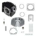 Cylinder Gasket Top End Kit For Suzuki Quadmaster 50 Lta50 2x4 2002-2005 Piston Rings Head And Set 11210-04012-0f0