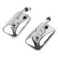 Newsmarts Chrome Motorcycle Rear View Side Mirrors Accessories For Honda Shadow Steed Nv Vt400 500 600 700 750 800 Vt1100