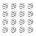 16 Piece Aluminum Spacer 1 4 In Id X 3 8 Od Length Round Metal Screw Standoff Bushing Plain Finish Unthreaded For M6 Screws 