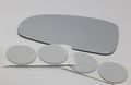 04-09 Chev Aveo Pont Wave G3 Sz Swift Hatch Left Driver Mirror Glass Lens W Adhesive Usa 