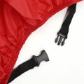 Uxcell Xl 190t Rain Dust Motorcycle Cover Black Red Outdoor Waterproof Protector