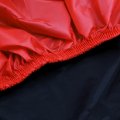 Uxcell Xl 190t Rain Dust Motorcycle Cover Black Red Outdoor Waterproof Protector