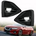 2pcs Fog Light Assembly With Bulbs Switch And Bezel Wiring Kit Replacement For Maxima 2020-2021 
