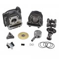 Gy6 Cylinder Rebuild Kits Trkimal Upgrade 50mm Big Bore Kit Head Assemble 69mm Valve Sets For 49cc 50cc 139qmb Moped Scooter