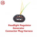 Replacement For Teana Altima Tiida Sylphy X-trail Qashqa March Headlight Steering Fog Lamp Small Stabilizer Connector Plug