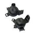 Fog Light Covers Front Driver And Passenger Side Pair For Nissan Armada 2008 2015 Black Finisher Replaces 62257zq00a 62256zq00a 