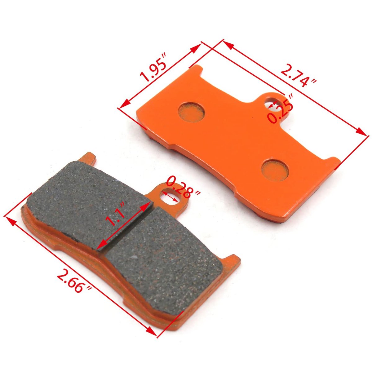 Httmt Carbon Ceramic Brake Pads For Kawasaki Zr1000a Suzuki Gsx1300bka B-king