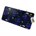 Stars Shine Space Galaxies Pattern Novelty Metal Vanity Tag License Plate