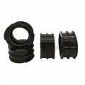 Motorcycle 4pcs Carburetor Carb Intake Boot Joint Kit Replacement For Yamaha V Max 1200 Vmx1200 1985-2007 Black