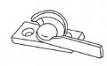 Stb Sweep Lock Left Hand Zinc Die Cast Brite 7 8 Screw Holes 