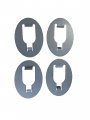 4pcs Side Marker Light Retainer Clips F81z-15a436-aa For 1999-2010 Ford F250 F350 F450 F550 Super Duty Clearance Lights 