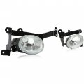 Hecasa Fog Lights For 2006-2008 Honda Civic 2dr Coupe Front Bumper Driving Lamps W Switch Pair Replacement 08v31sva111 Clear