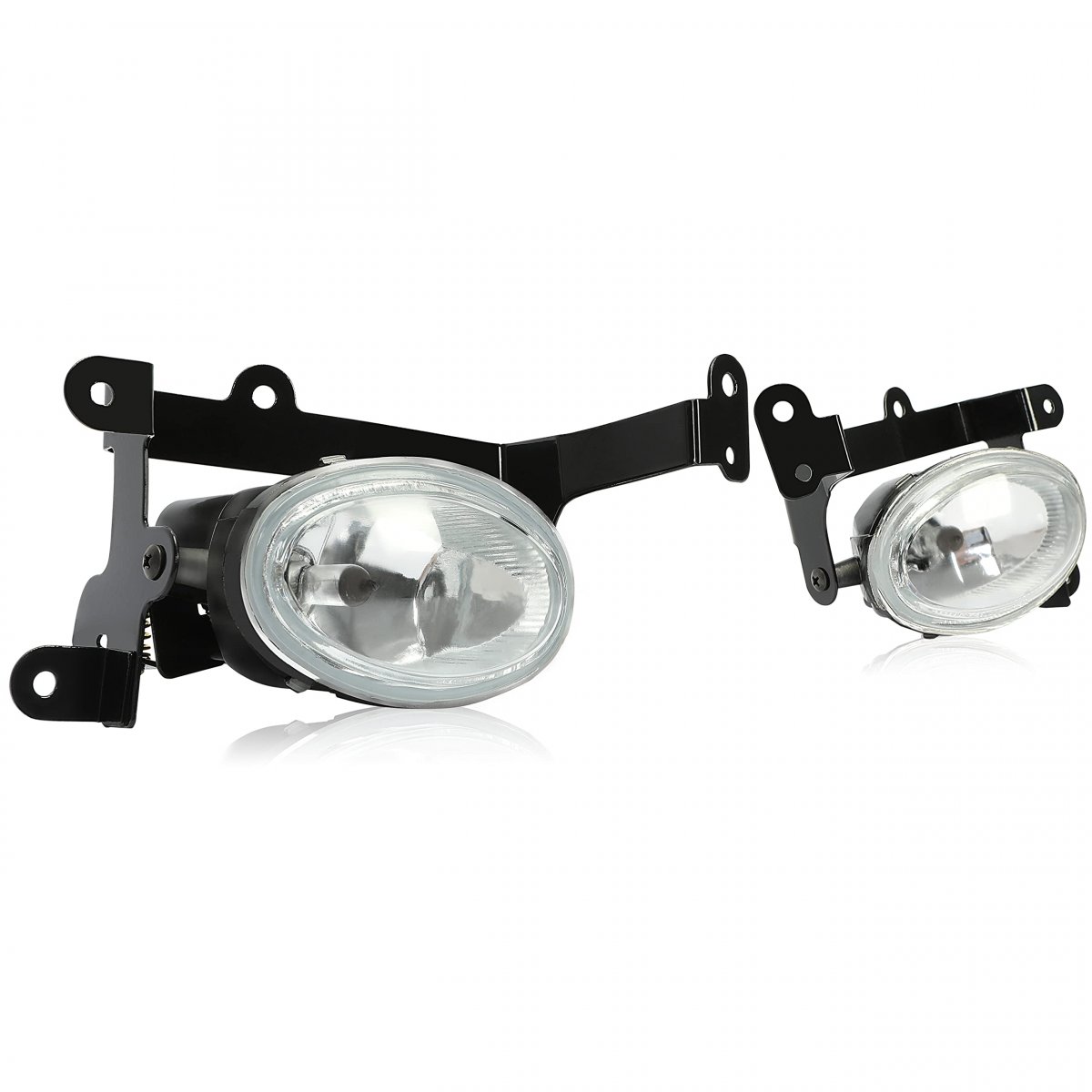 Hecasa Fog Lights For 2006-2008 Honda Civic 2dr Coupe Front Bumper Driving Lamps W Switch Pair Replacement 08v31sva111 Clear