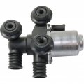 Heater Control Valve For Bmw 3 Series 1999 To 2006 And X3 2004 Replacement 64118369805 Vacuum Controlled With 4 Port Black 
