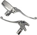 Universal 1 25mm Silver Motorcycle Hydraulic Brake Master Cylinder Clutch Lever Handlebar