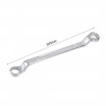 Uxcell 24mm X 27mm Metric 12 Point Offset Double Box End Wrench Chrome Plated Cr-v
