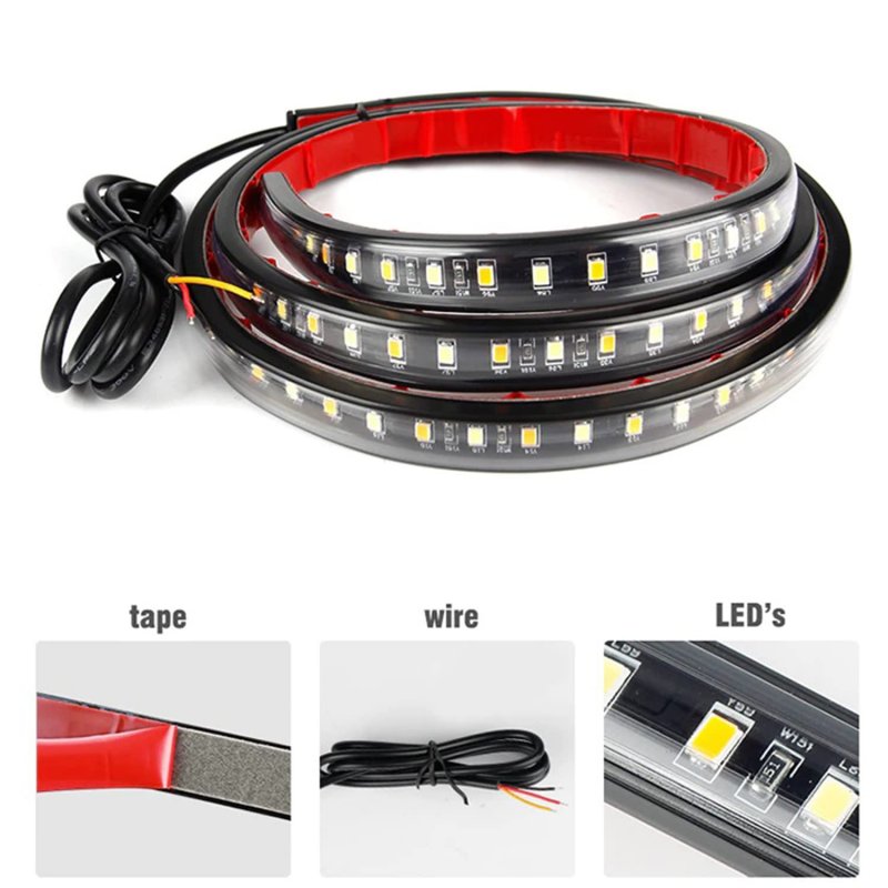 70 In Truck Led Running Board Lights Amber Sequential Turn Signal And White Courtesy Door Light Kit For Cars Trucks Vans Utvs 2