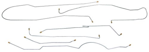 Inline Tube Replacement For 1963-64 Ford F100 150 2wd Shortbed Manual Drum Complete Brake Line Kit 6pc Oe Steel