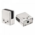 Stainless Steel Glass Clamp Clip Flat Bottom Square Bracket For Thickness 8-10mm Balustrade Staircase Handrail Holder 