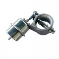 Weldable Stainless Steel Exhaust Control Valve Set Vacuum Actuator 2 1 63mm Pipe Open Condition 