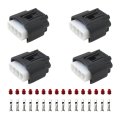 4 Pack 90980-11885 Ignition Coil Plug Connector For Toyota Camry 2002-2008