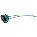 Nte Electronics R95-190 4 Pin Weatherproof Automotive Socket With 11 Wire Lead For R51 Series Relay 