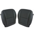 Driver Passenger Side Bottom Replacement Seat Covers Black Perforated Leather White Line For Chevrolet Camaro 2010 2011 2012 