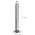 Uxcell M4x25mm Flat Head Machine Screws Phillips Cross Screw 304 Stainless Steel Fasteners Bolts 50pcs