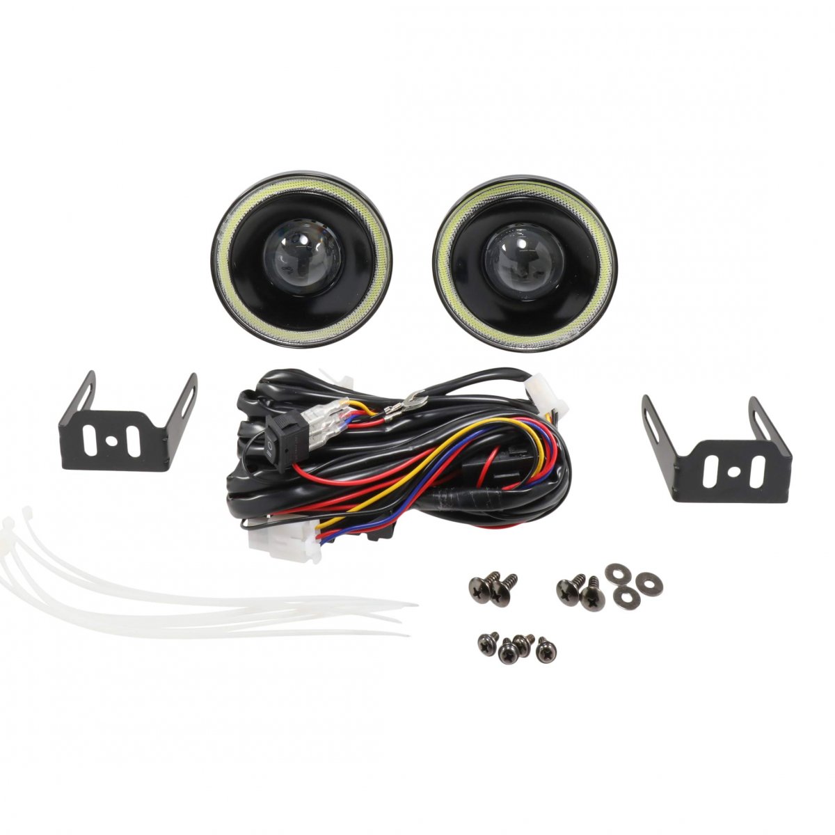 Blinglights Brand Angel Eye Fog Lamps For Toyota Land Cruiser With Arb Bumper