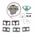Manioiity 11060-2087 Carburetor Set With Carb Repair Kit 15003-2766 Compatible Kawasaki Mule Diesel 3010 Kaf620j 4x4 3000
