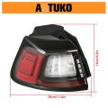 Antuko 1 Pack Driver Side Outer Tail Light Assembly Replacement For Chero-kee 2019 2020 2021