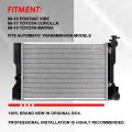 Dpi 13106 Factory Style 1-row Cooling Radiator Compatible With Toyota Corolla Matrix Pontiac Vibe At 2009-2017 Aluminum Core