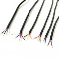 Gathertool 5pairs Black Wire 2pin 3pin 4pin Waterproof Ip68 Led Strip Connector Cable 0 3mm2 Male Female Connectors Size 5