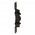 A 171 Adjustable Sliding Screen Door Latch Strike Black Plastic With Adhesive Backing Easy Installation 